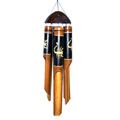 Bamboo Windchime, Painted Bamboo With Coconut