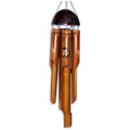 Bamboo Windchime, Painted Bamboo With Coconut
