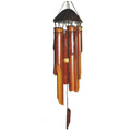 Antique Bamboo Windchime, With Coconut