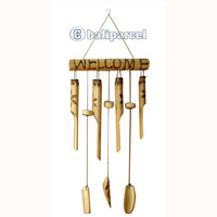 Burned Bamboo Windchime 