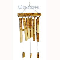 Burned Bamboo Windchime 