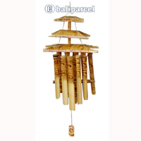 Burned Bamboo Windchime 