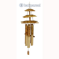 Burned Bamboo Windchime 