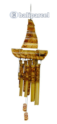 Burned Bamboo Windchime 