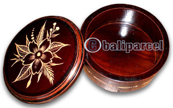Jewellery Box, This Hand Carved From Teak Wood