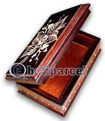 Jewellery Box, This Hand Carved From Teak Wood