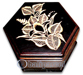 Jewellery Box, This Hand Carved From Teak Wood