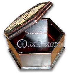 Jewellery Box, This Hand Carved From Teak Wood