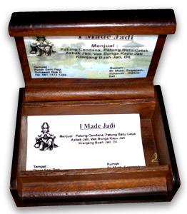 Name Card Holder , This Hand Carved From Teak Wood