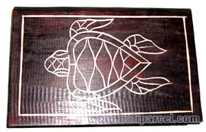Jewellery Box, This Hand Carved From Albesia Wood 