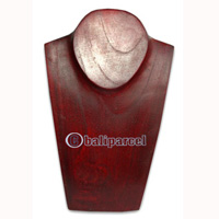 Necklace Display, Hand Carved From Hibiscus Wood.