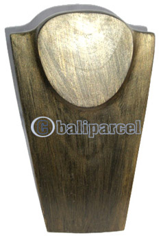 Necklace Display, Hand Carved From Hibiscus Wood.