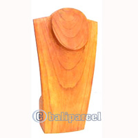 Necklace Display, Hand Carved From Hibiscus Wood.