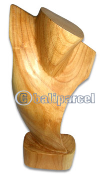 Necklace Display, Hand Carved From Hibiscus Wood.