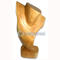 Necklace Display, Hand Carved From Hibiscus Wood.