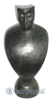 Necklace Display, Hand Carved From Hibiscus Wood.