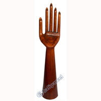 Ring Display, Hand Carved From Hibiscus Wood.