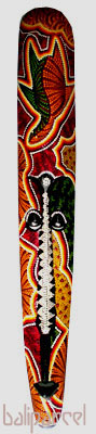 Tribal Lombok Aboriginal Dot Art Mask.This Mask Is Hand Carved From Albesia Wood. 