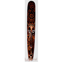 Tribal Lombok Aboriginal Dot Art Mask.This Mask Is Hand Carved From Albesia Wood. 