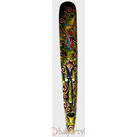 Tribal Lombok Aboriginal Dot Art Mask.This Mask Is Hand Carved From Albesia Wood. 