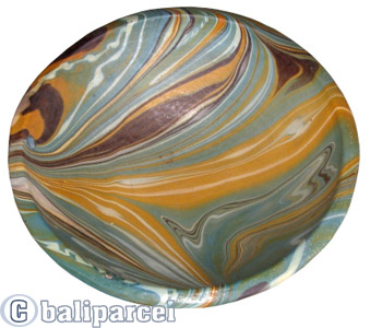Magic Colours Round Plate Set Of 3, Handmade From Terracotta