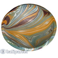 Magic Colours Round Plate Set Of 3, Handmade From Terracotta