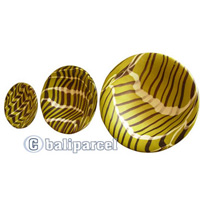 Magic Colours Round Plate Set Of 3, Handmade From Terracotta