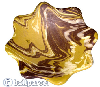 Magic Colours Round Plate Set Of 3, Handmade From Terracotta