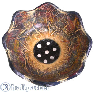 Hand Painted Fruits Bowl Set Of 3.