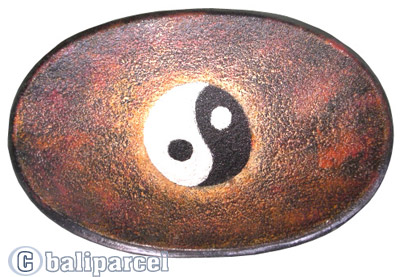 Hand Painted Oval Fruits Bowl Set Of 2.