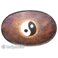 Hand Painted Oval Fruits Bowl Set Of 2.