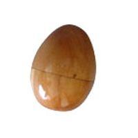 Egg Shaker Airbrushed. This Hand Carved From Wood 