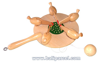 Music Instrument, Handcarved From Albesia Wood 