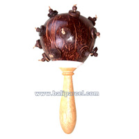 Rattle / Maracas , This Hand Carved From Coconut 