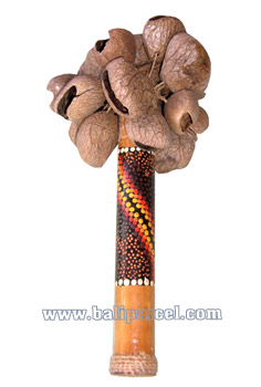 Rattle / Maracas , This Hand Carved From Pangi Fruit
