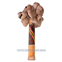 Rattle / Maracas , This Hand Carved From Pangi Fruit
