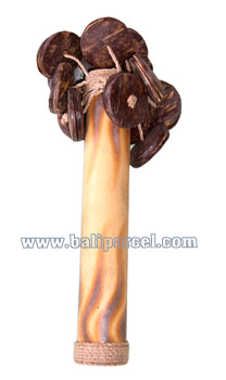 Rattle / Maracas , This Hand Carved From Coconut 