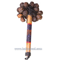 Rattle / Maracas , This Hand Carved From Pangi Fruit 