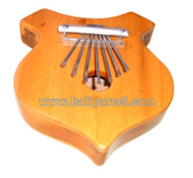Karimba Wood, Natural. This Hand Carved From Mahogany Wood 