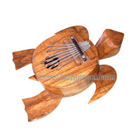 Karimba Turtle. This Hand Carved From Mahogany Wood 
