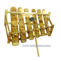 Rindik , Music Instrument Hand Carved From Burned Bamboo