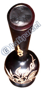 Wooden Vase, This Vase Hand Carved From Teak Wood (the Best Wood).