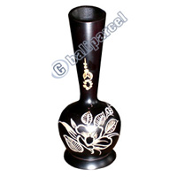 Wooden Vase, This Vase Hand Carved From Teak Wood (the Best Wood).