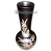 Wooden Vase, This Vase Hand Carved From Teak Wood (the Best Wood).