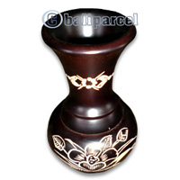 Wooden Vase, This Vase Hand Carved From Teak Wood (the Best Wood).