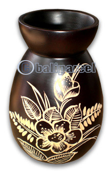Wooden Vase, This Vase Hand Carved From Teak Wood (the Best Wood).