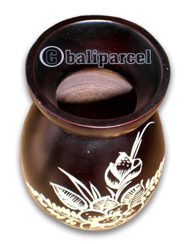 Wooden Vase, This Vase Hand Carved From Teak Wood (the Best Wood).