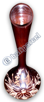 Wooden Vase Set Of 3, This Vase Hand Carved From Teak Wood (the Best Wood). 