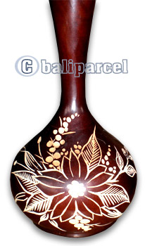 Wooden Vase Set Of 3, This Vase Hand Carved From Teak Wood (the Best Wood). 