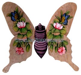 Butterfly Wall Plaque. This  Is Hand Carved From Albesia Wood.